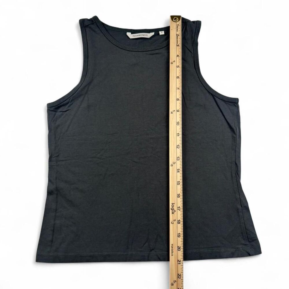 7 Diamonds Women’s Dark Gray Tank Top Size Small - Picture 4 of 6